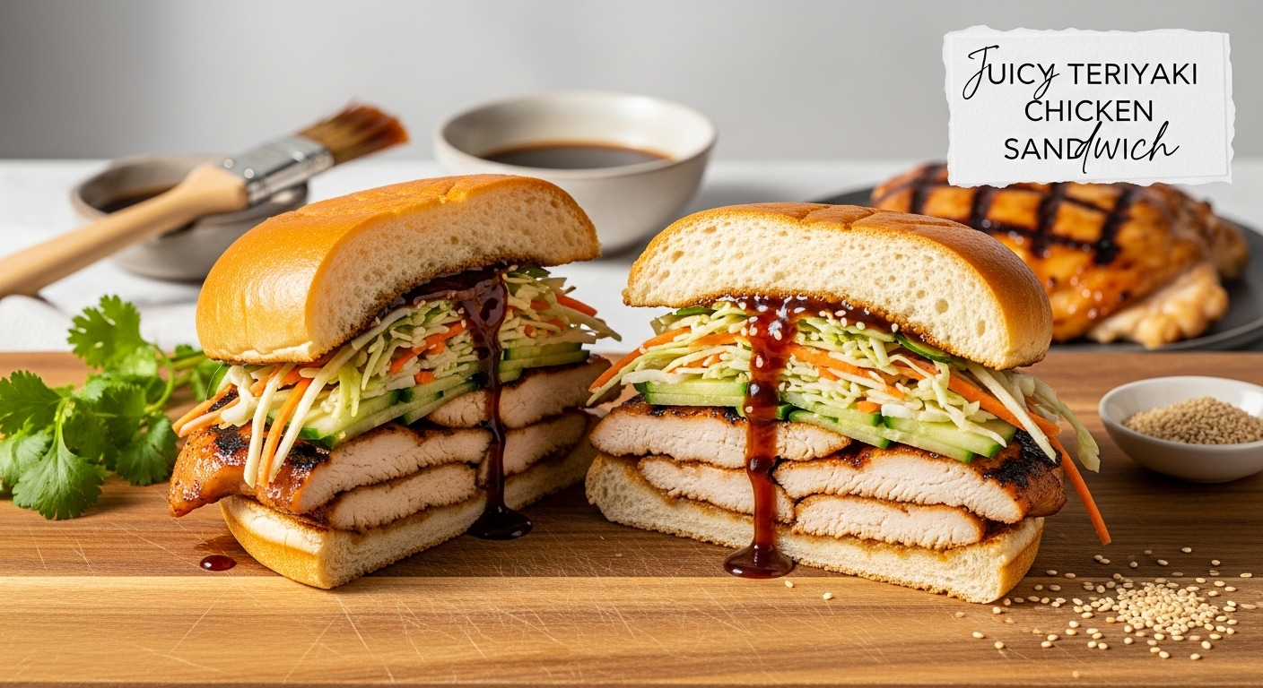 Juicy Teriyaki Chicken Sandwich