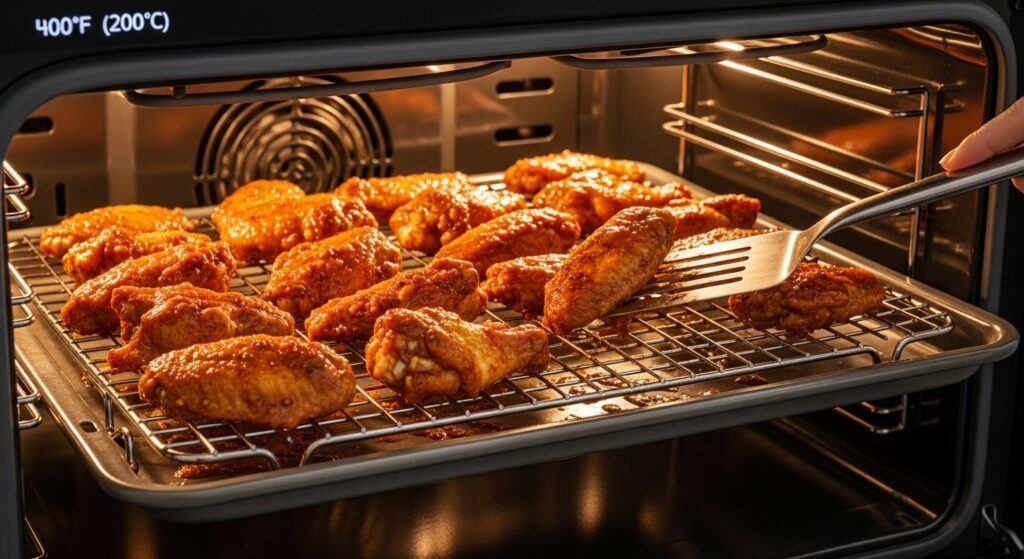 baking of wings