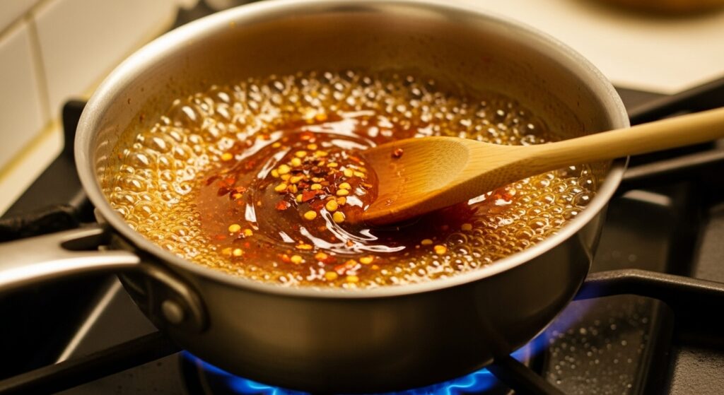 Make the Hot Honey Sauce