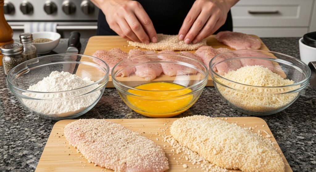 Chicken for Parmesan Sandwich