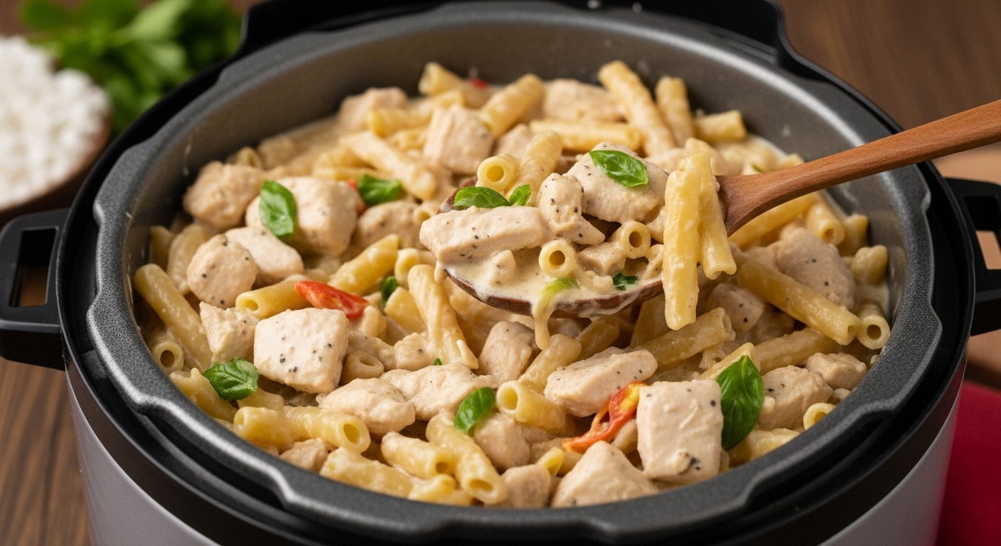 Creamy Instant Pot Olive Garden Chicken Pasta