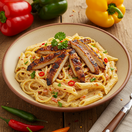 Jerk chicken pasta