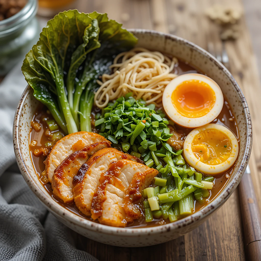 Roast chicken ramen